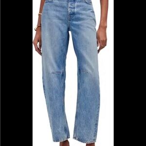 Madewell The Darted Barrell Jean size 30